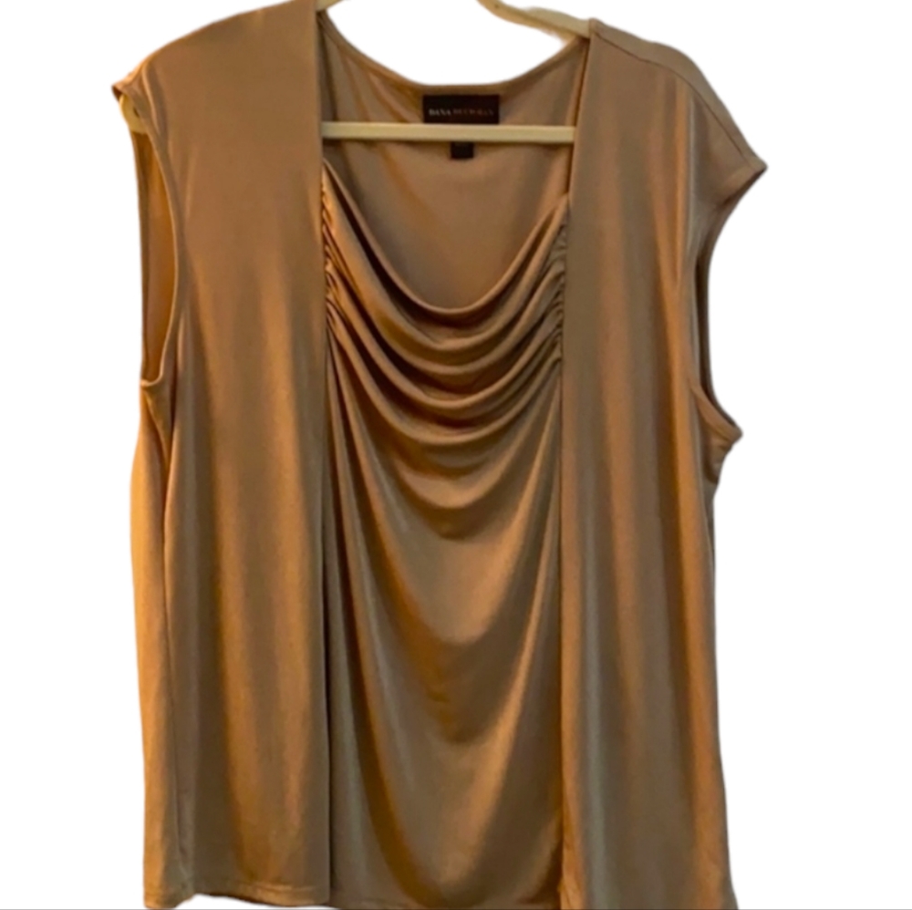 Dana Buchman gold top XL